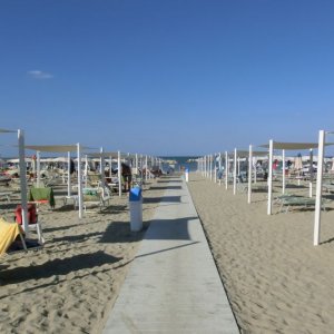 Haupteingang - Bagno Rinato 68/69 Torre Pedrera Rimini Italien
