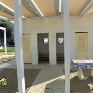 Strandkabinen - Bagno Rinato - Torre Pedrera Rimini Italien